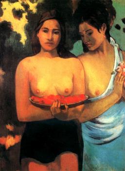 Paul Gauguin : Two Tahitian Women